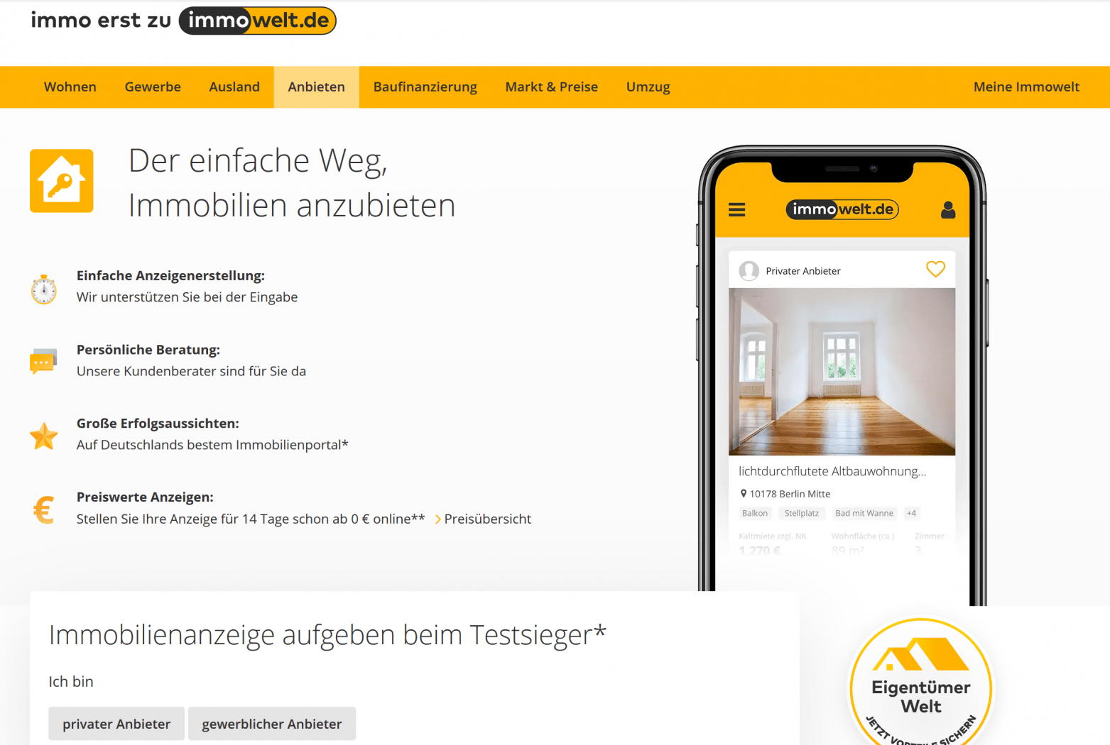 Immowelt Vergleich 1