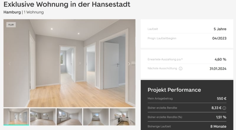ImmoInvest aktueller Zwischenstand Immobilieninvestment Scout