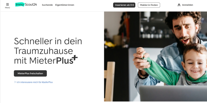 Schneller ins Traumzuhause MieterPlus Scout