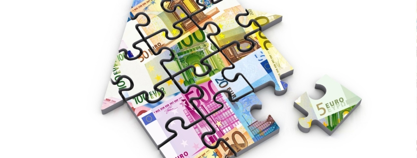 Haus aus Puzzeln